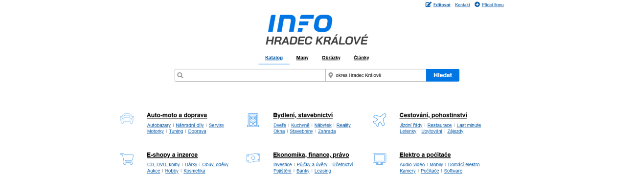 Objevte potenciál firem z Hradce Králové s katalogem Info-Hradec.cz