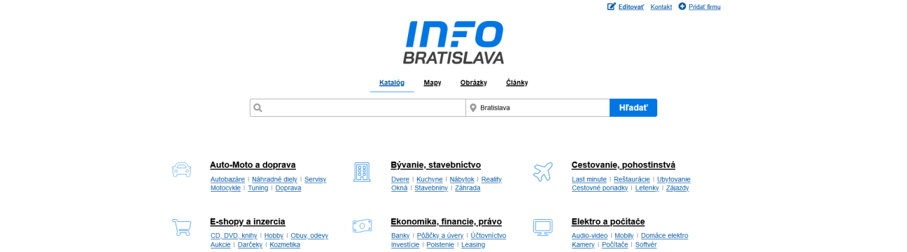 Info-Bratislava.sk - Váš online katalóg firiem v Bratislave