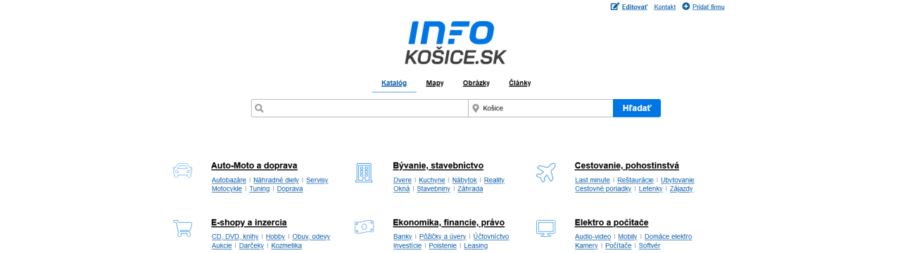 Nájdite tú správnu firmu či službu v Košiciach vďaka Info-Košice.sk